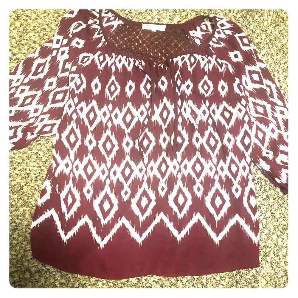 Jolt flowy blouse